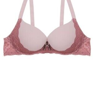 Youmita Pixie Dust Floral Lace Overlay 36DD Underwire Bra NWT